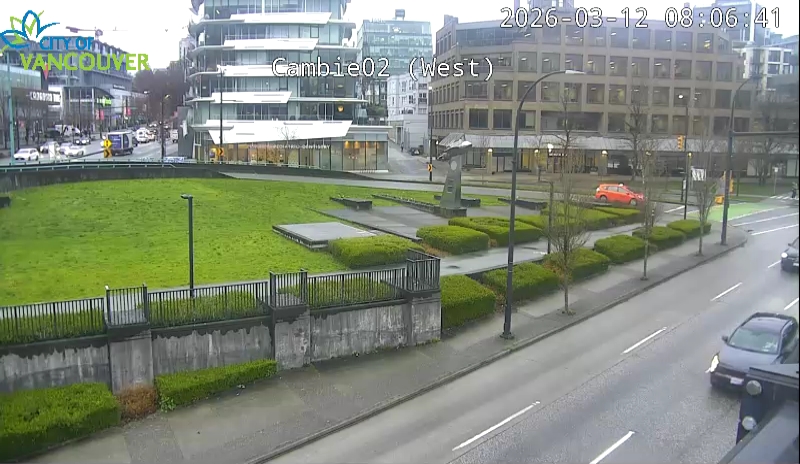 Cambie St & W 2nd Ave - West/South