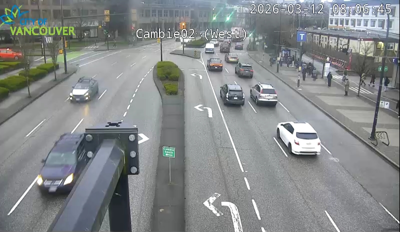 Cambie St & W 2nd Ave - West/West