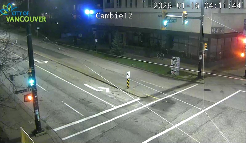 Cambie St & W 12th Ave - East