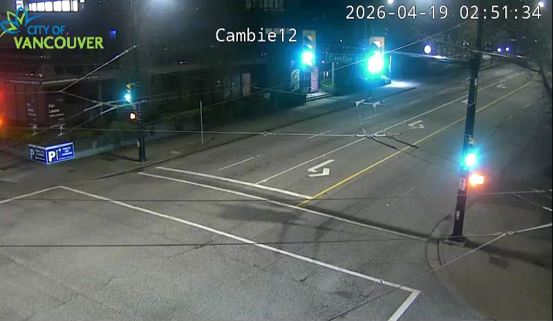Cambie St & W 12th Ave - West