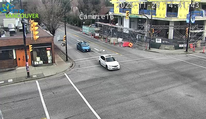 Cambie St and W 16th Ave - East