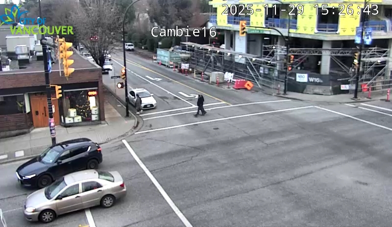 Cambie St and W 16th Ave - East