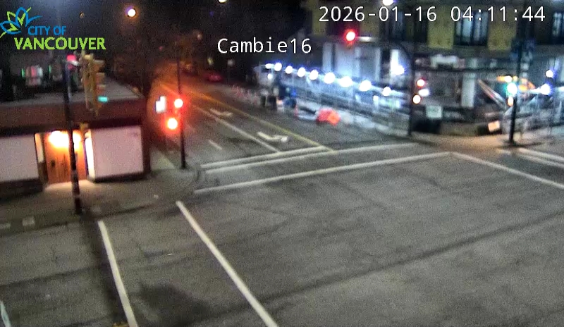 Cambie St and W 16th Ave - East