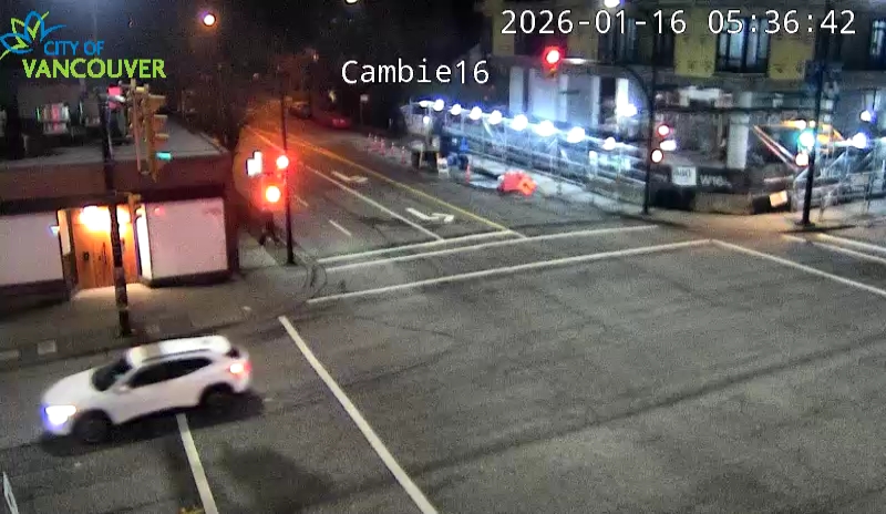 Cambie St and W 16th Ave - East