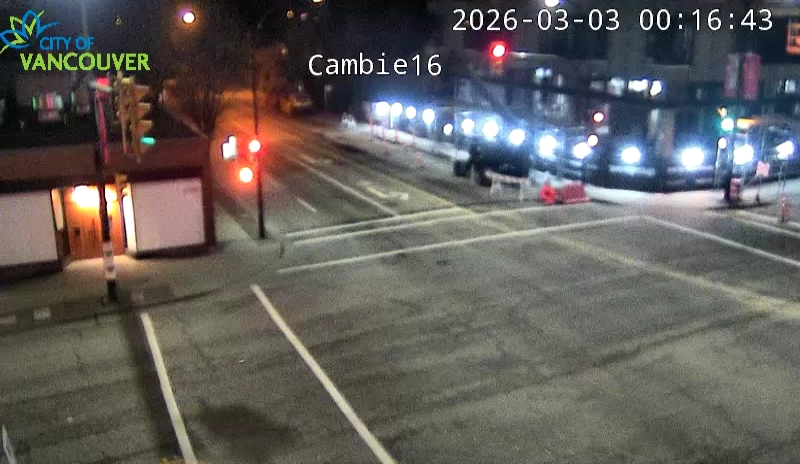 Cambie St and W 16th Ave - East