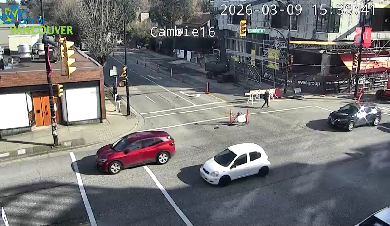 Cambie St and W 16th Ave - East