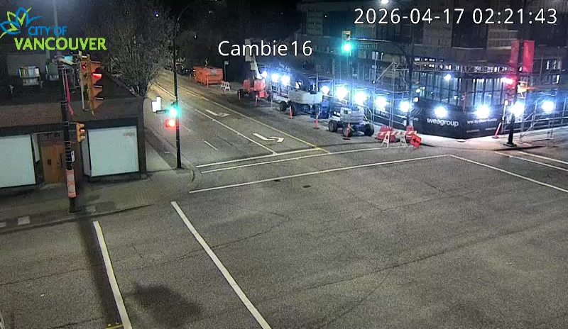 Cambie St and W 16th Ave - East