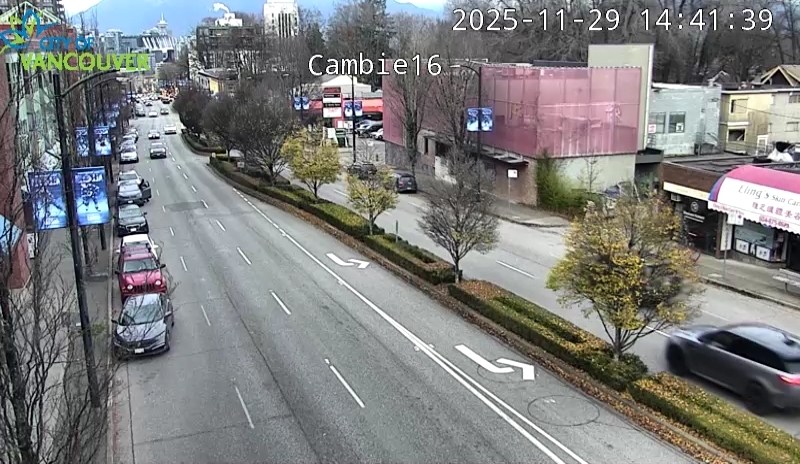 Cambie St and W 16th Ave - North