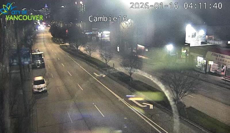 Cambie St and W 16th Ave - North