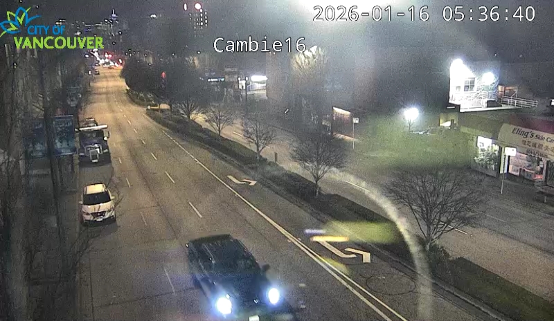 Cambie St and W 16th Ave - North