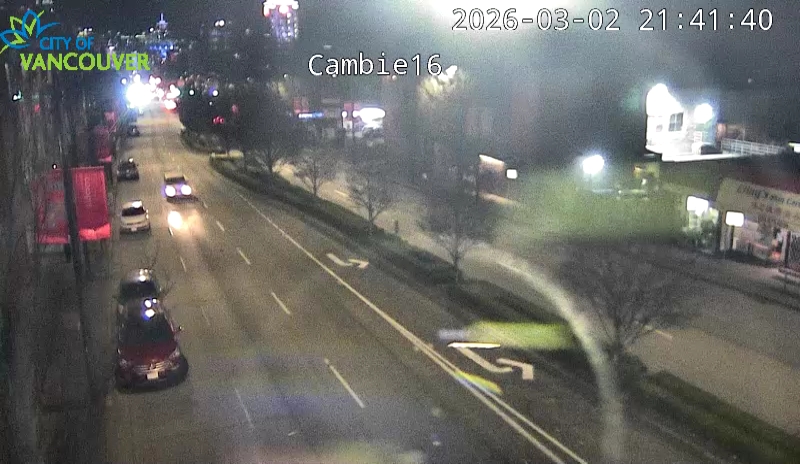 Cambie St and W 16th Ave - North