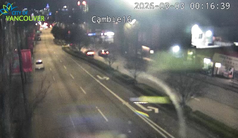 Cambie St and W 16th Ave - North