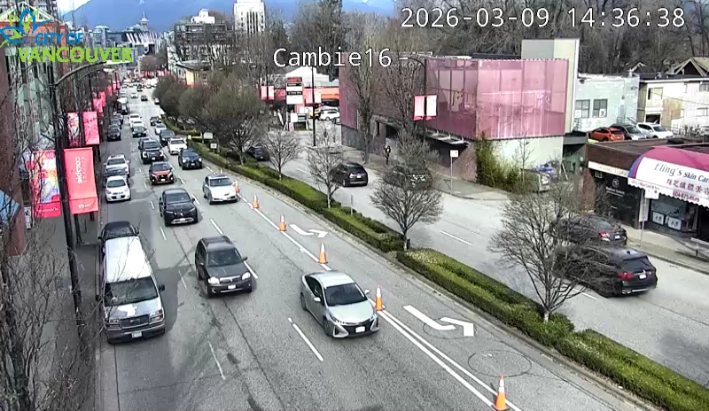 Cambie St and W 16th Ave - North