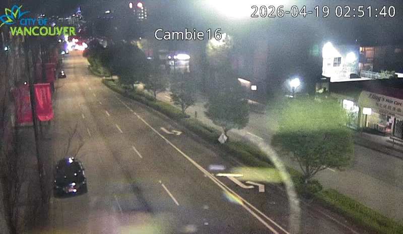 Cambie St and W 16th Ave - North