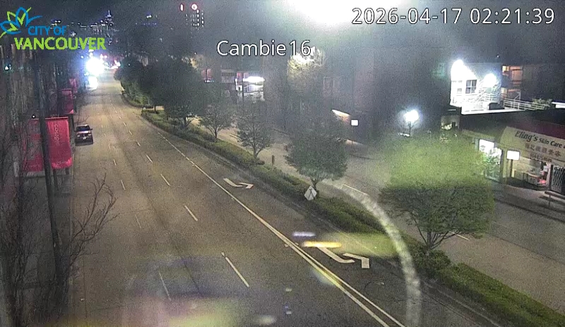 Cambie St and W 16th Ave - North