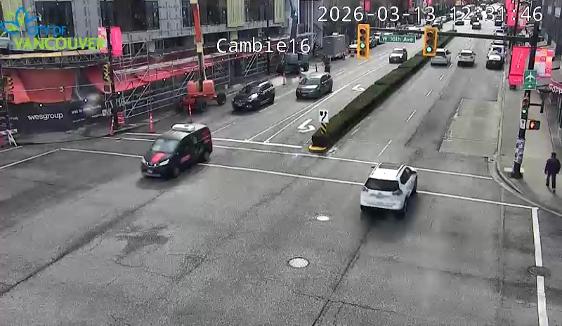 Cambie St and W 16th Ave - South