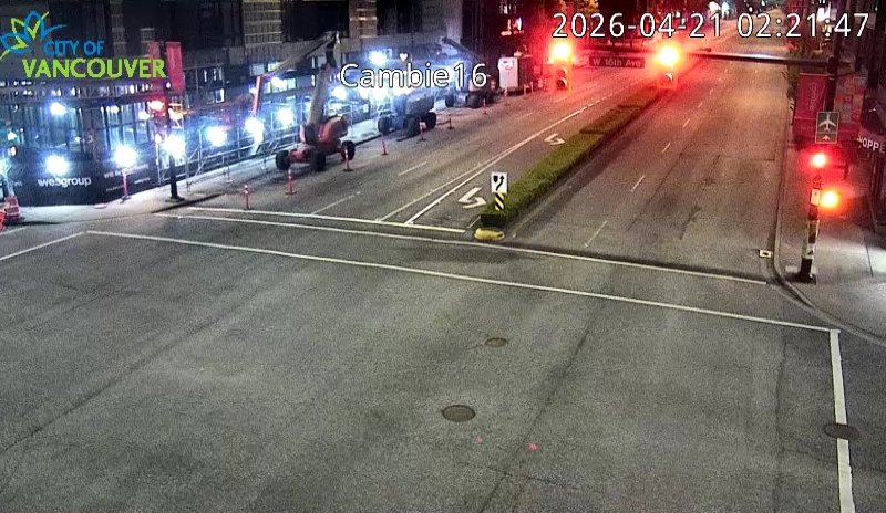 Cambie St and W 16th Ave - South