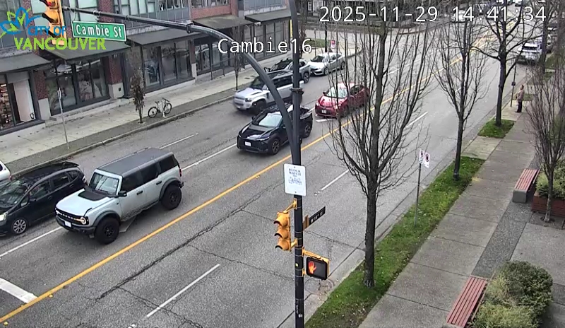 Cambie St and W 16th Ave - West