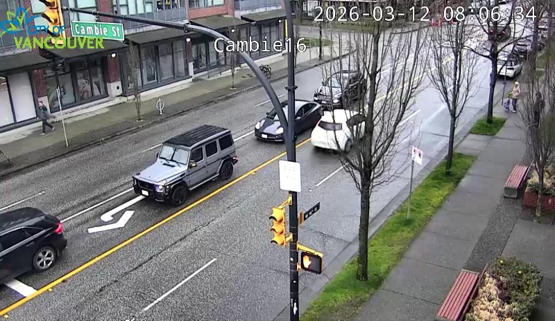 Cambie St and W 16th Ave - West
