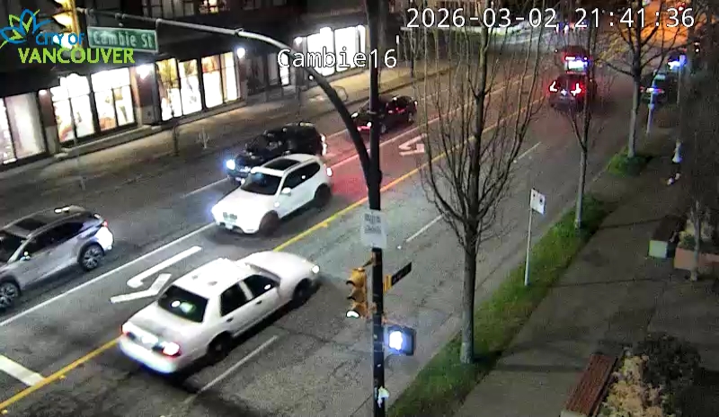 Cambie St and W 16th Ave - West