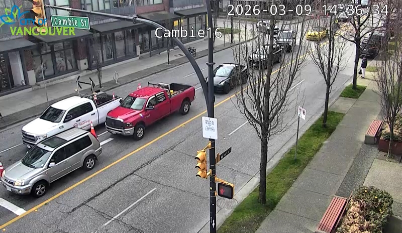 Cambie St and W 16th Ave - West