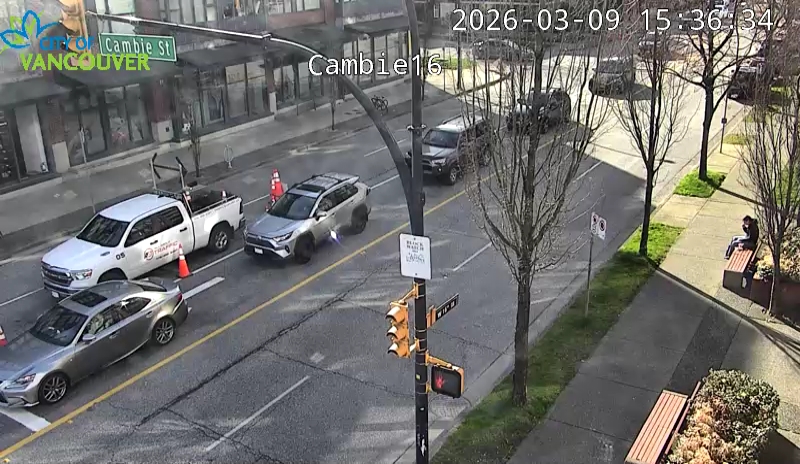Cambie St and W 16th Ave - West