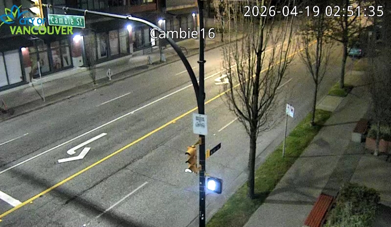 Cambie St and W 16th Ave - West