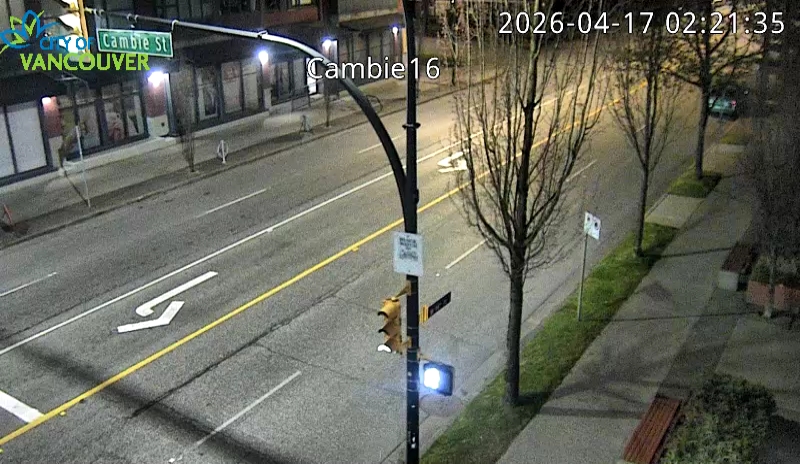Cambie St and W 16th Ave - West