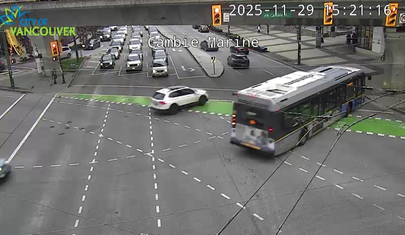 Cambie St & SW Marine Dr - E