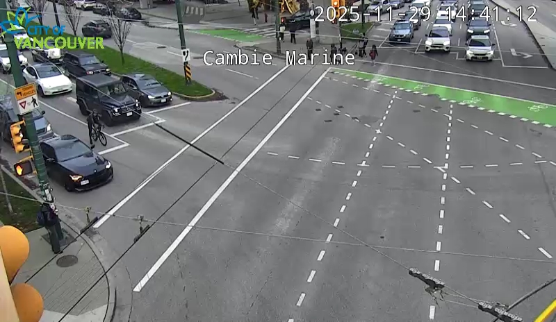 Cambie St & SW Marine Dr - N