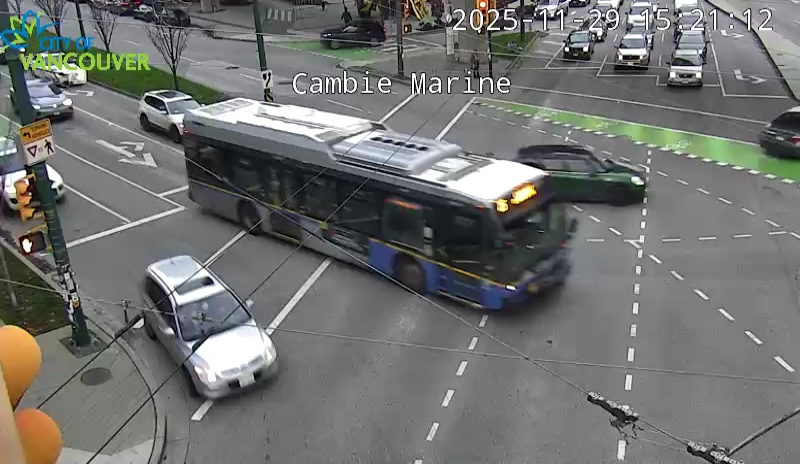 Cambie St & SW Marine Dr - N