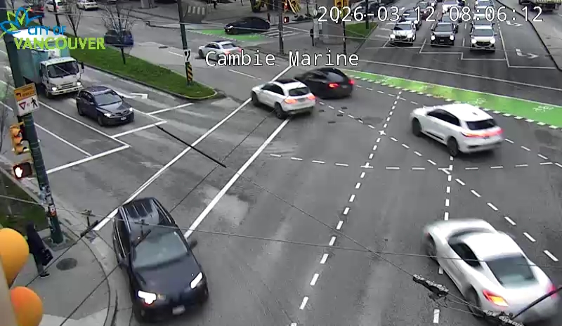 Cambie St & SW Marine Dr - N