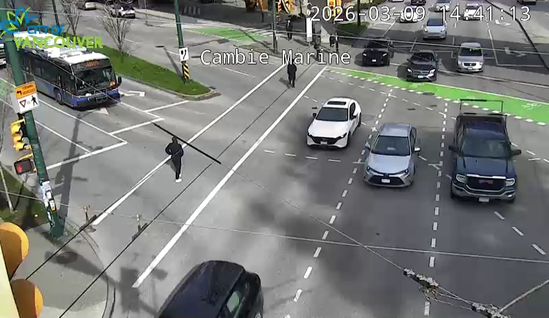 Cambie St & SW Marine Dr - N