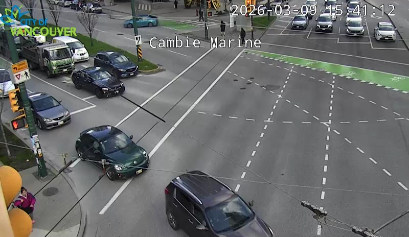 Cambie St & SW Marine Dr - N