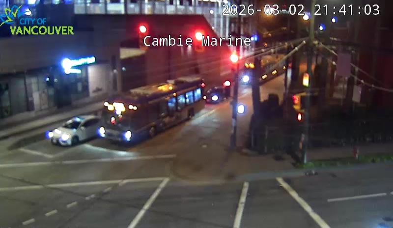 Cambie St & SW Marine Dr - W