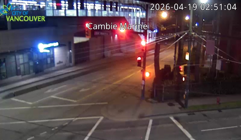 Cambie St & SW Marine Dr - W