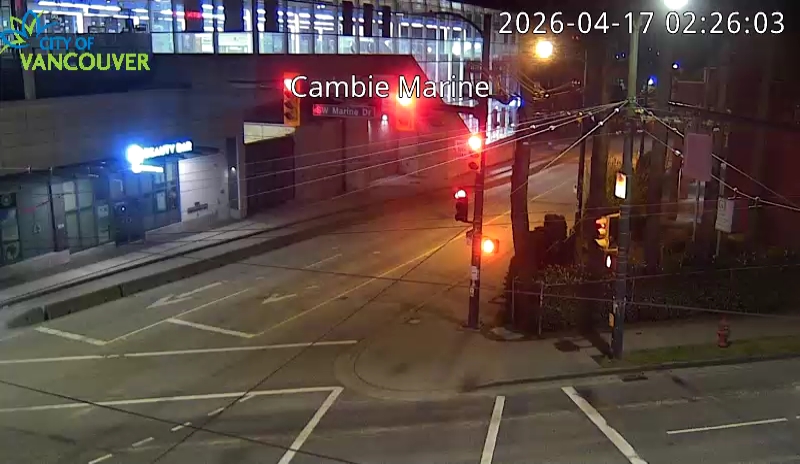 Cambie St & SW Marine Dr - W