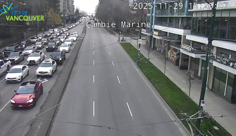 Cambie St & SW Marine Dr - S