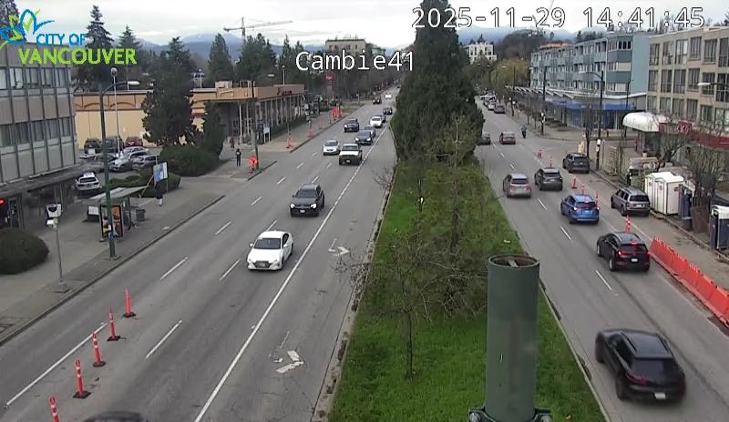 Cambie St & W 41st Ave - N