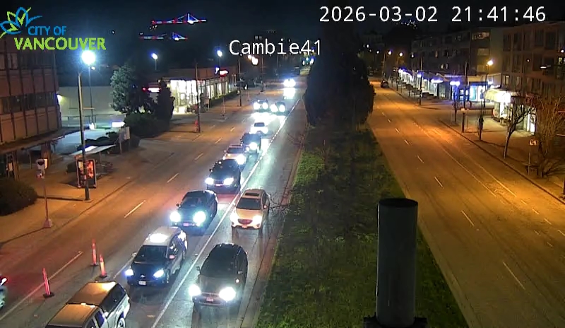Cambie St & W 41st Ave - N