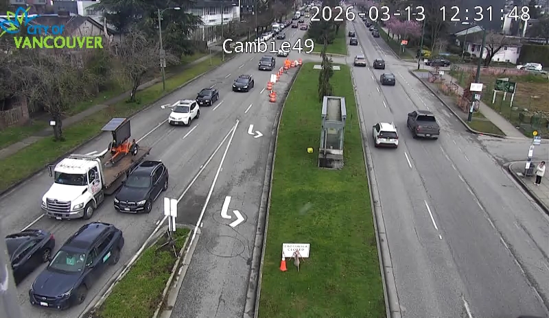 Cambie St & W 49th Ave - N