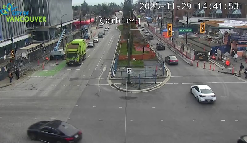 Cambie St & W 41st Ave - S