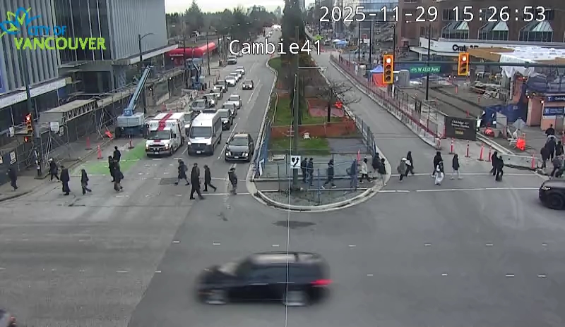 Cambie St & W 41st Ave - S