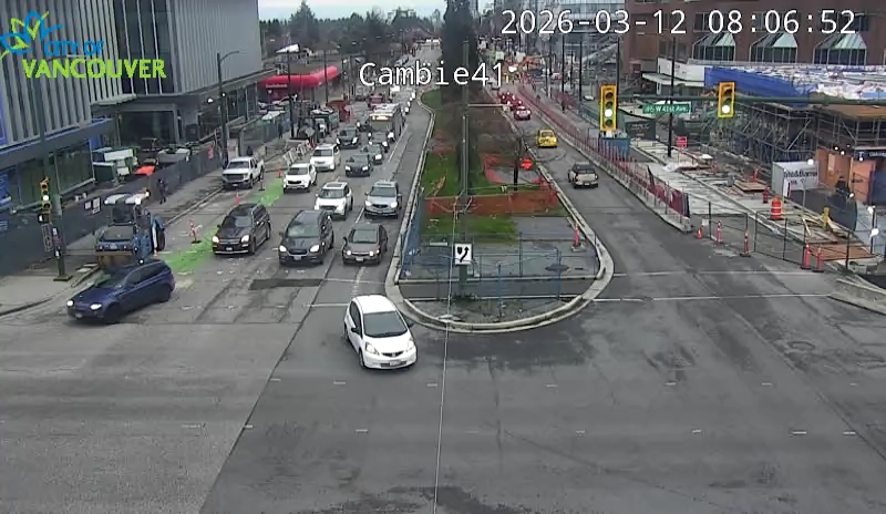 Cambie St & W 41st Ave - S