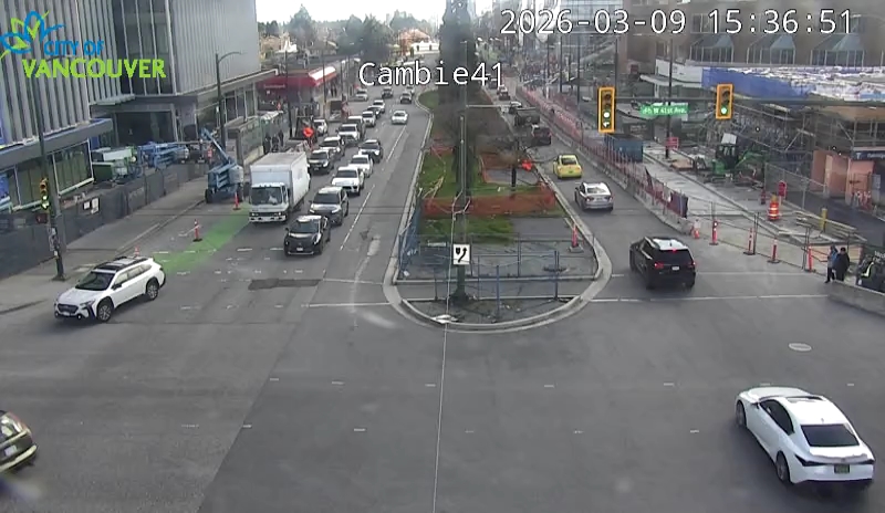 Cambie St & W 41st Ave - S