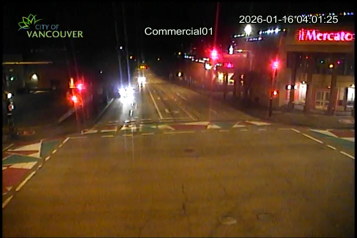 Commercial Dr & E 1st Ave - West