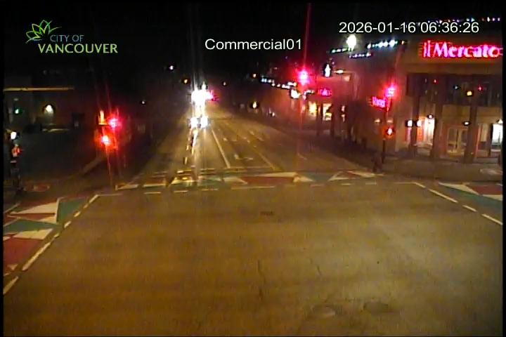 Commercial Dr & E 1st Ave - West