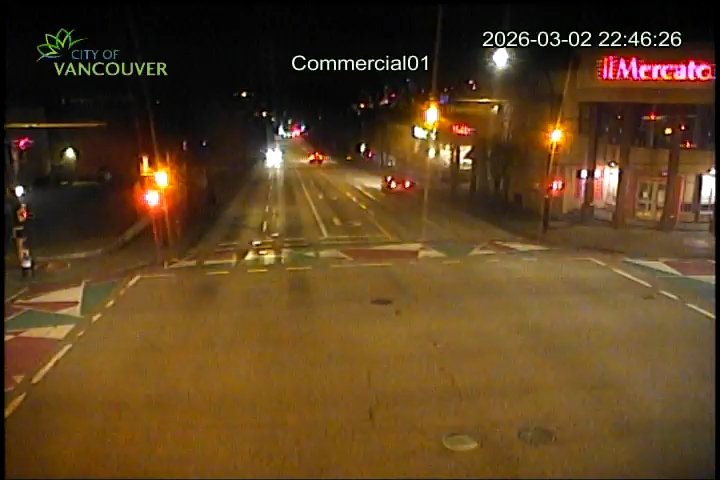 Commercial Dr & E 1st Ave - West