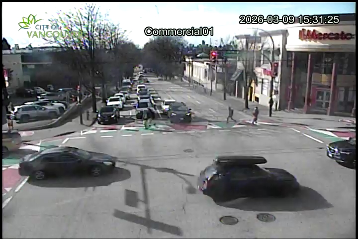 Commercial Dr & E 1st Ave - West