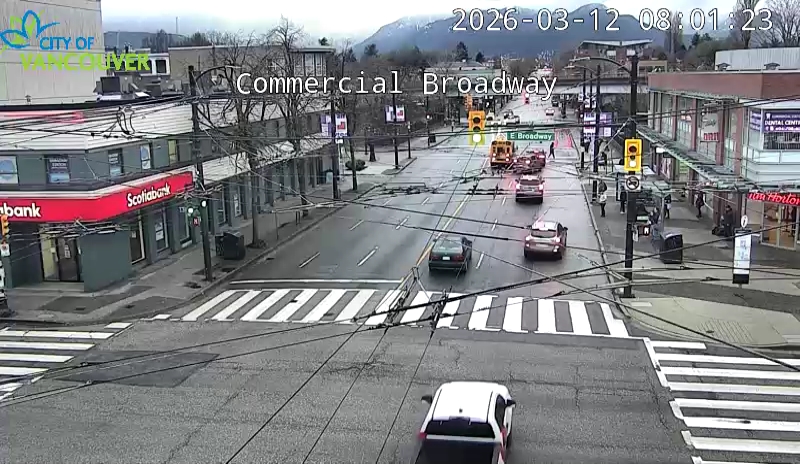 Commercial Dr & E Broadway - North